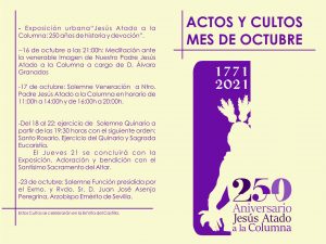 Cultos en el Mes de Octubre #250AtadoALaColumna