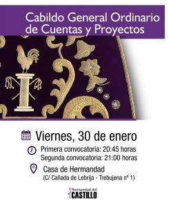 CABILDO GENERAL ORDINARIO DE CUENTAS Y PROYECTOS